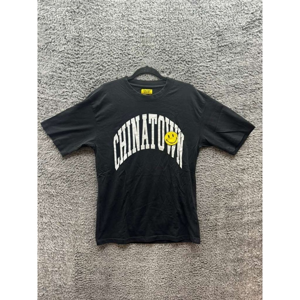 Chinatown Market Smiley Money Arc Graphic Short Sleeve T-Shirt Black Mens Size L